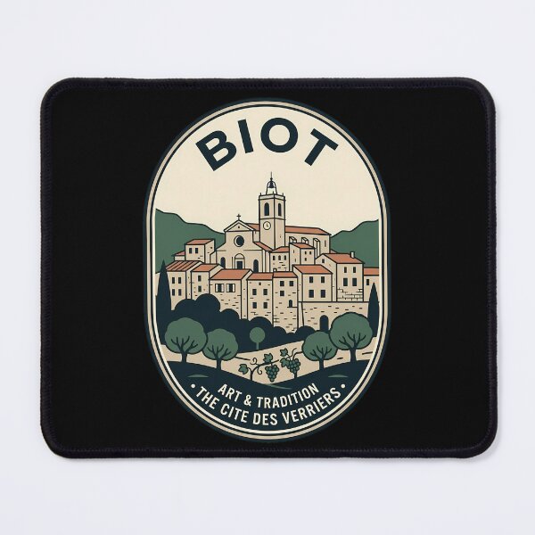 Item preview, Biot France Vintage Travel Emblem Retro Village designed and sold by k3rstman1.