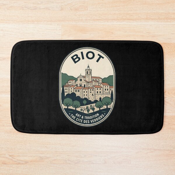 Item preview, Biot France Vintage Travel Emblem Retro Village designed and sold by k3rstman1.