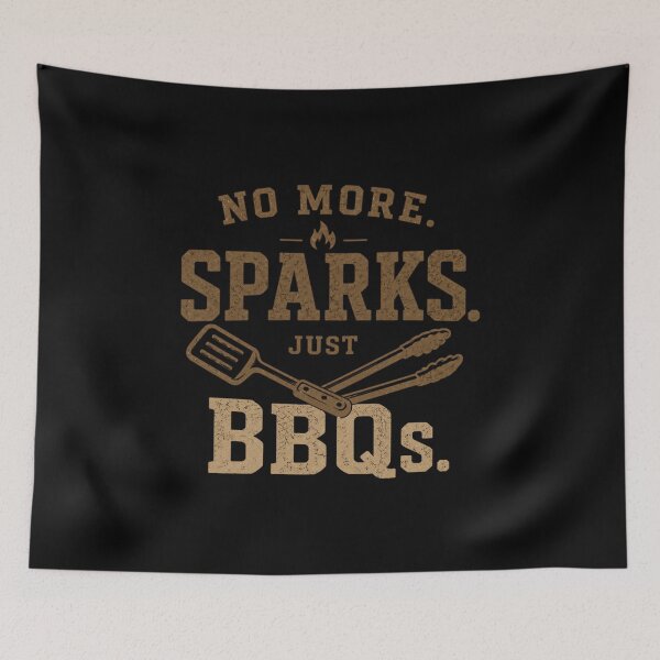 Item preview, No More Sparks. Just BBQs. Funny Retired Welder Retirement Design designed and sold by RusticMeadow.