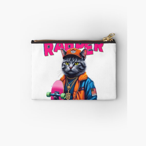 Item preview,  Cat Hip Hop Skateboard Urban Street Style designed and sold by Madhav Creations Studio.