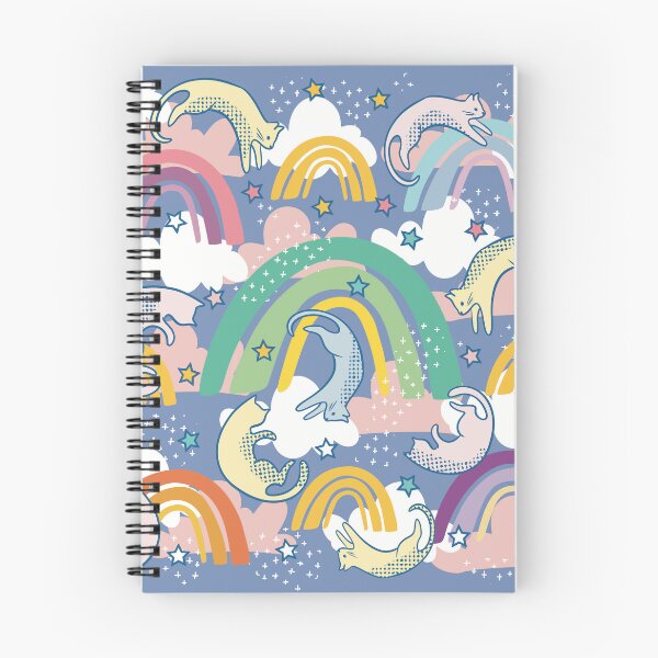 Item preview, Raining Rainbow Cats designed and sold by IvysCreativityHouse.