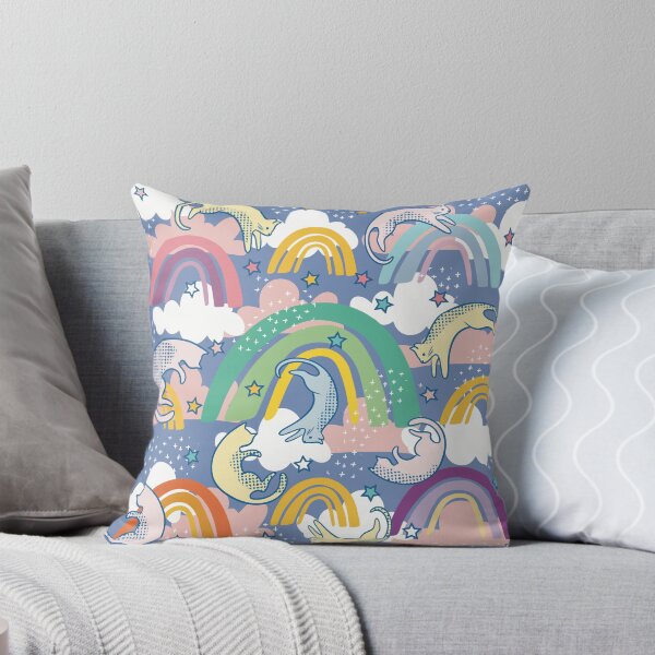 Item preview, Raining Rainbow Cats designed and sold by IvysCreativityHouse.