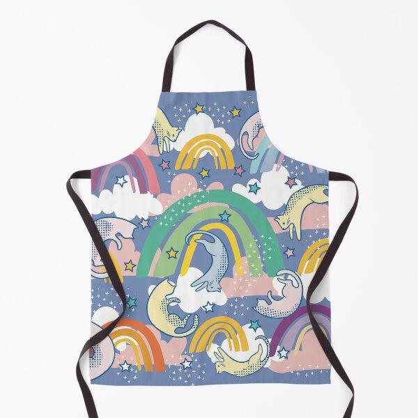 Item preview, Raining Rainbow Cats designed and sold by IvysCreativityHouse.