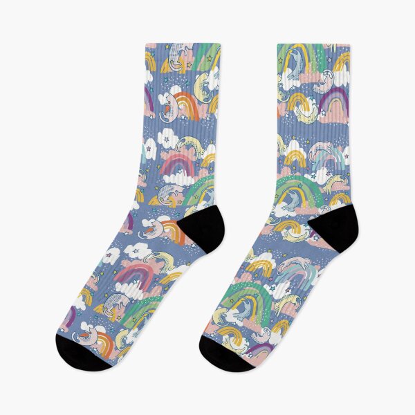 Item preview, Raining Rainbow Cats designed and sold by IvysCreativityHouse.