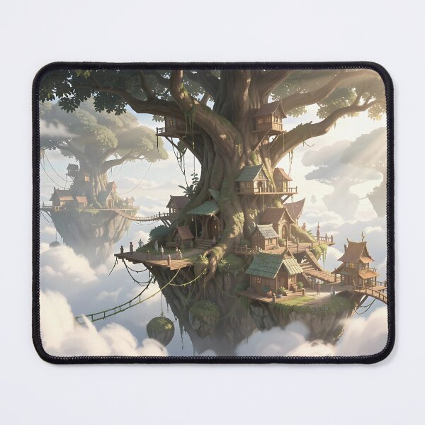 Item preview, Cloud Kingdom with Giant Tree Homes designed and sold by Fanta-sticky.