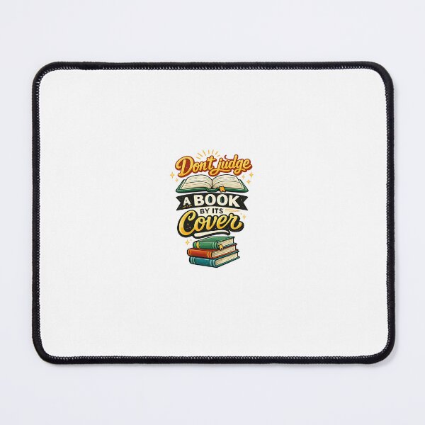 Item preview, Don't Judge a Book by Its Cover – Inspirational Book Lover Sticker designed and sold by Creative-Nest Pixel.