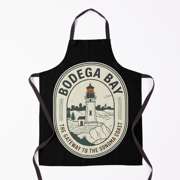 Item preview, Bodega Bay Lighthouse Vintage Travel Emblem California designed and sold by k3rstman1.