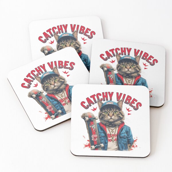 Item preview, Cat Hip Hop Streetwear designed and sold by Madhav Creations Studio.