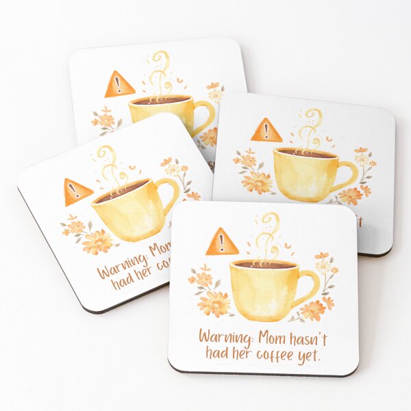 Item preview, Warning Mom Hasnt Had Her Coffee Yet Funny designed and sold by CozyMomDesign.