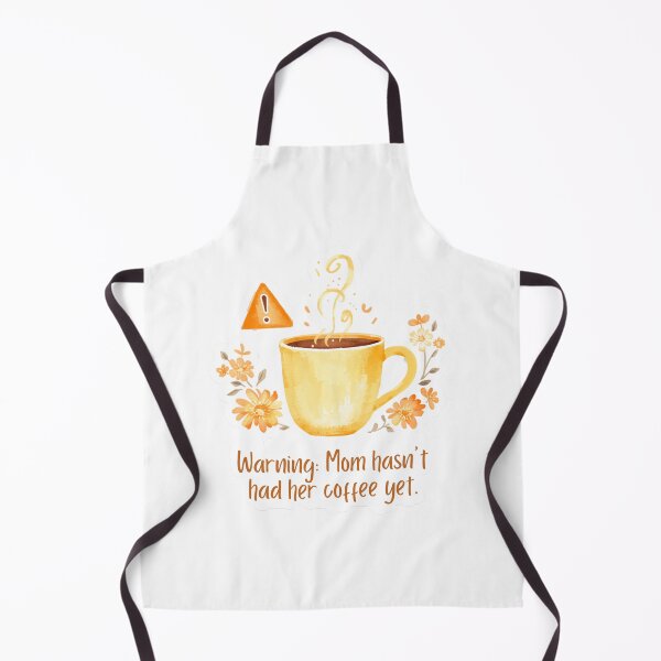 Item preview, Warning Mom Hasnt Had Her Coffee Yet Funny designed and sold by CozyMomDesign.