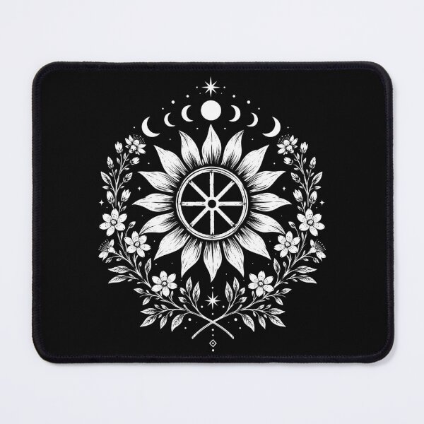 Item preview, Midsummer Sun Wheel of the Year Litha Sunflower designed and sold by Christine Krahl.