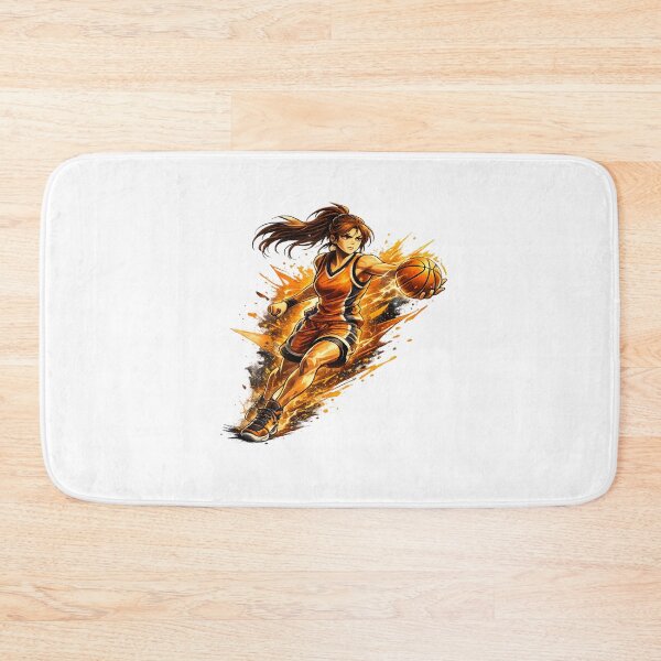 Item preview, Dynamic Female Basketball Drive Action Vector Illustration designed and sold by redengineers.