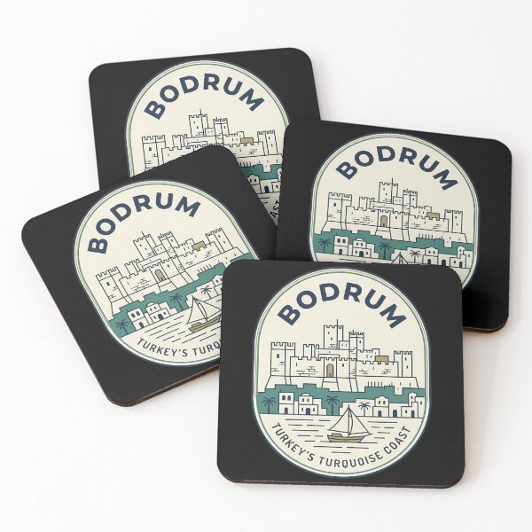 Item preview, Bodrum Turkey Turquoise Coast Vintage Travel Emblem designed and sold by k3rstman1.