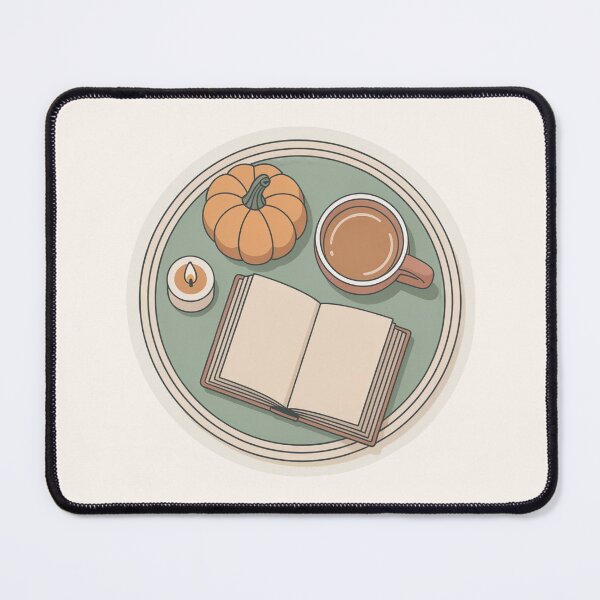 Item preview, Pumpkin Spice Evening Tray Art designed and sold by TrendMorphic.