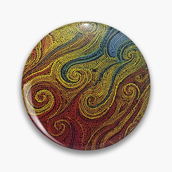 Item preview, Aboriginal Inspired Dot Art - With Water and Flame designed and sold by GrinGalore.