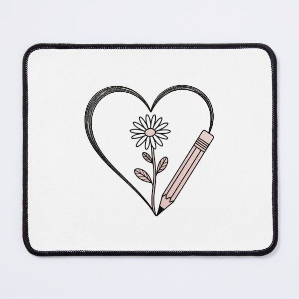 Item preview, Floral Heart Pencil Teacher Teacher Appreciation designed and sold by SapfireStuArt.
