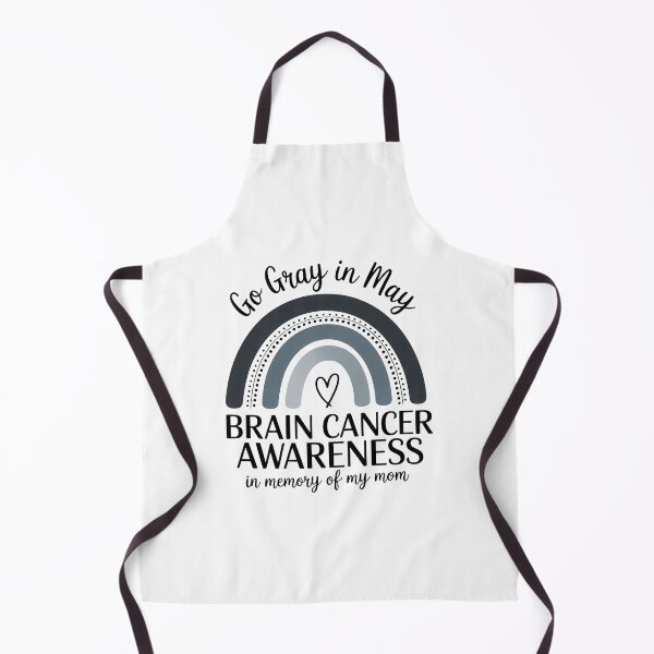 Item preview, Go Gray In May Brain Cancer Awareness Sublimation In Memory Of My Mom Rainbow Cancer Ribbon designed and sold by SapfireStuArt.