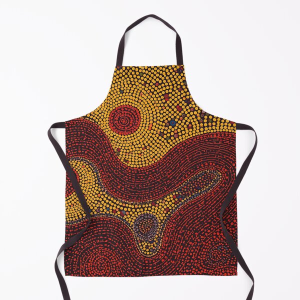 Item preview, Aboriginal Inspired Dot Art - Ancient Lava Stream designed and sold by GrinGalore.