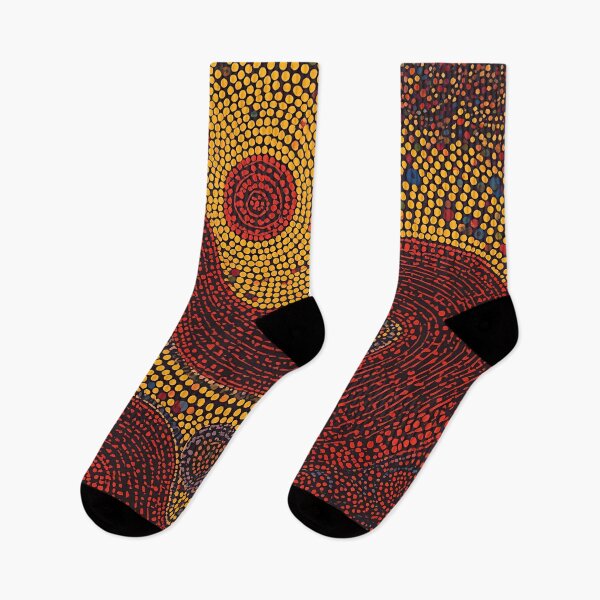 Item preview, Aboriginal Inspired Dot Art - Ancient Lava Stream designed and sold by GrinGalore.