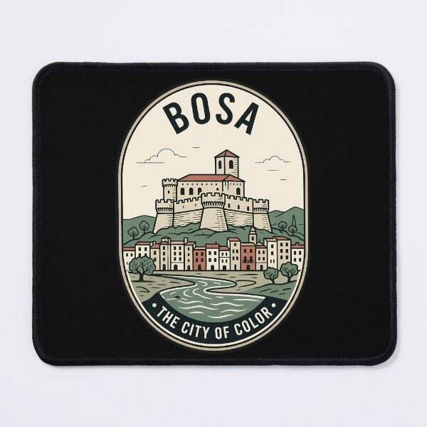 Item preview, Bosa Sardinia Italy Vintage Travel Emblem designed and sold by k3rstman1.