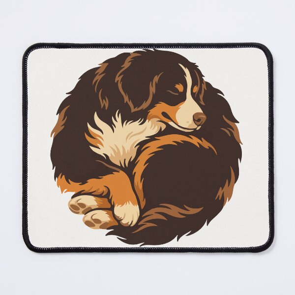 Item preview, Cozy Bernese Mountain Dog Vector Illustration Gift designed and sold by Paw-Soul.