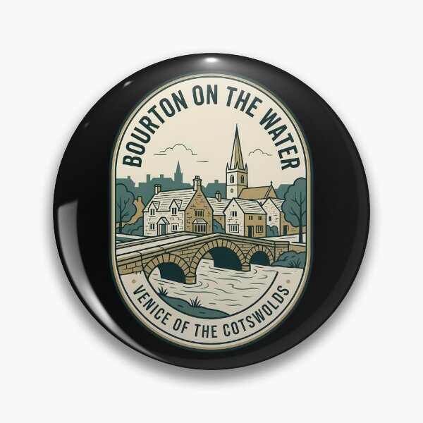 Item preview, Bourton On The Water Vintage Travel Emblem designed and sold by k3rstman1.