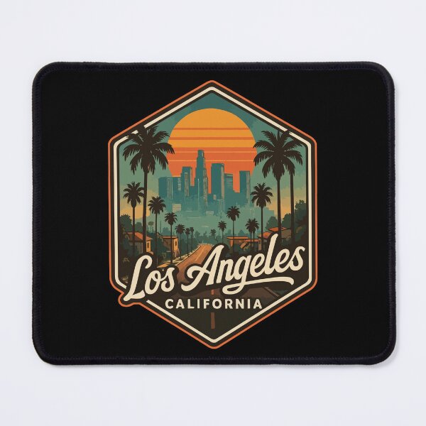 Item preview, Los Angeles California Retro United States designed and sold by TomFrontierArt.