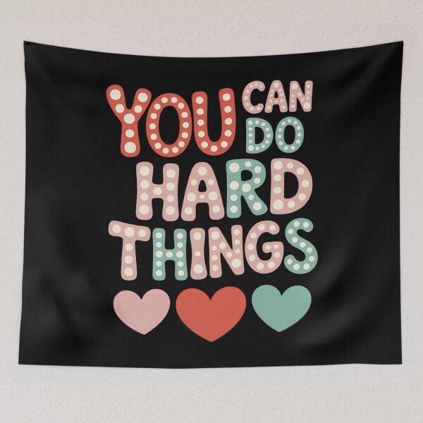 Item preview, Groovy You Can Do Hard Things Test Day Teacher  designed and sold by SapfireStuArt.