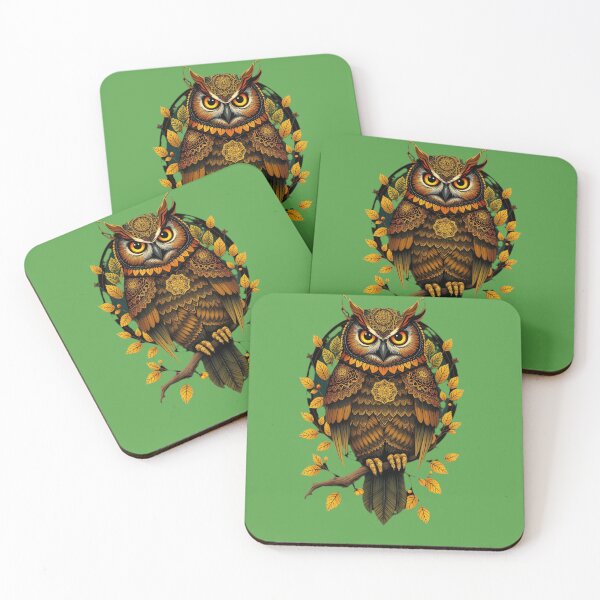 Item preview, Mystic Owl: Wisdom of the Boho Forest designed and sold by lstaford.