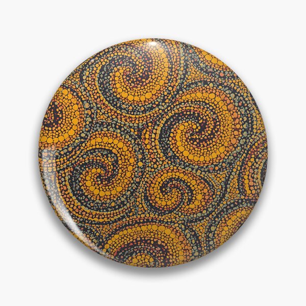 Item preview, Aboriginal Inspired Dot Art - With Sand Curls designed and sold by GrinGalore.