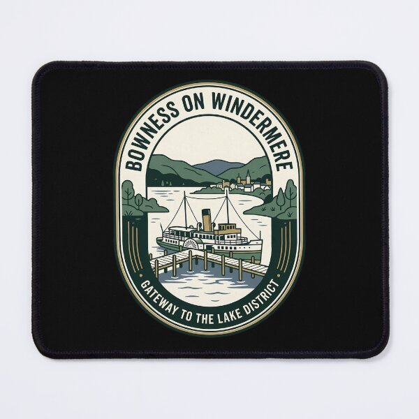 Item preview, Bowness On Windermere Lake District Vintage Travel Emblem designed and sold by k3rstman1.