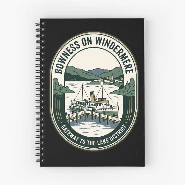 Item preview, Bowness On Windermere Lake District Vintage Travel Emblem designed and sold by k3rstman1.