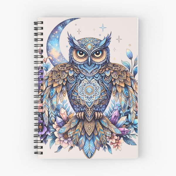 Item preview, Mystical Mandala Owl designed and sold by Madhav Creations Studio.