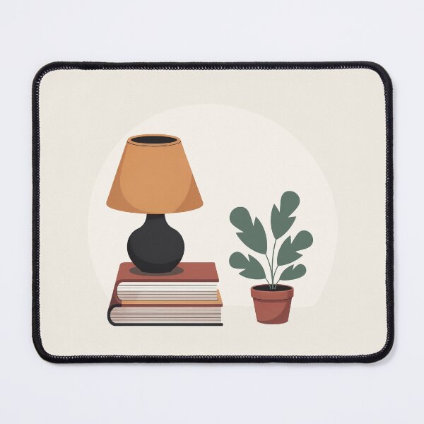 Item preview, Calm Nightstand Lamp Minimal Wall Art designed and sold by TrendMorphic.