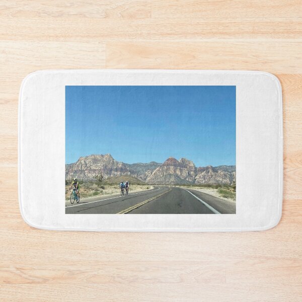 Item preview, Bicyclists & Mountains Red Rock Canyon NV designed and sold by Donlan-2211.