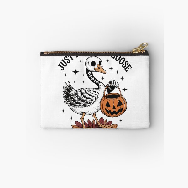 Item preview, Just A Spooky Goose Funny Halloween Cute Skeleton  designed and sold by BobaTeeStore.