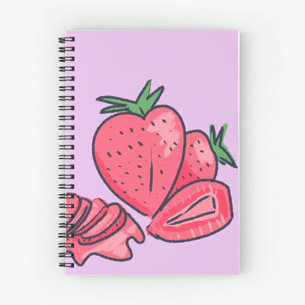 Item preview, fresas rosas designed and sold by Anxiety Runners.