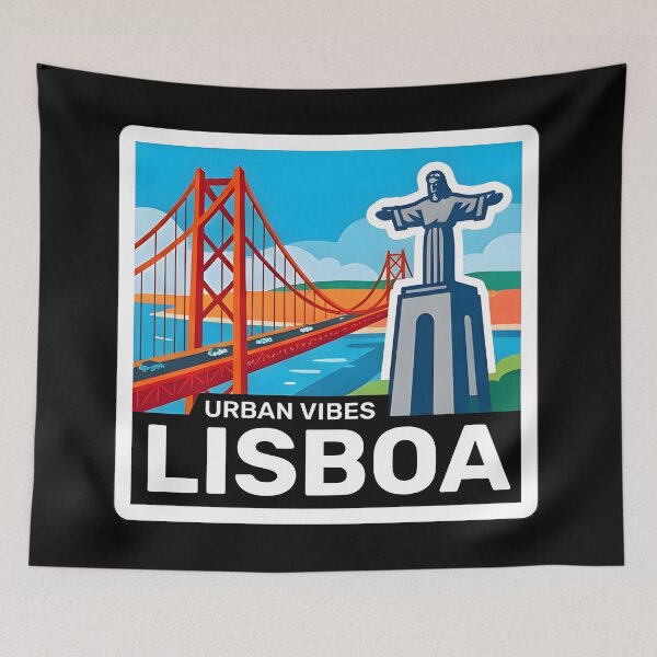 Item preview, Lisbon Urban Vibes Travel Poster Art designed and sold by Paulo Costa Dias.