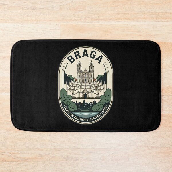 Aperçu de l'œuvre Braga Portugal Emblème de voyage vintage Bom Jesus créée et vendue par k3rstman1.