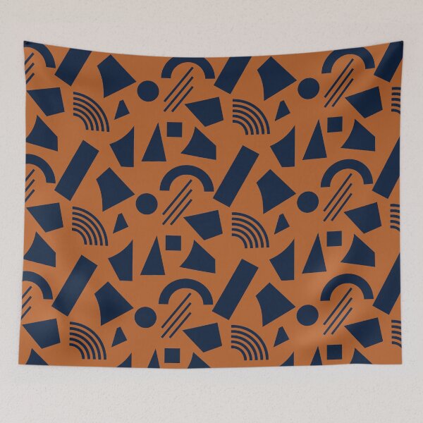 Item preview, Abstract pattern with modern geometric shapes designed and sold by AlicinaM.