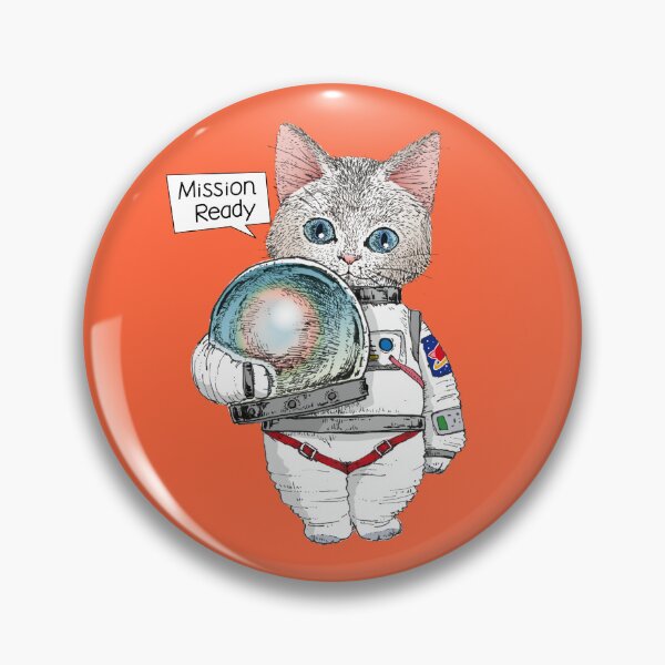 Item preview, COSMIC MEOW #01: Mission Ready - White Cat designed and sold by Neco Utyuu!.