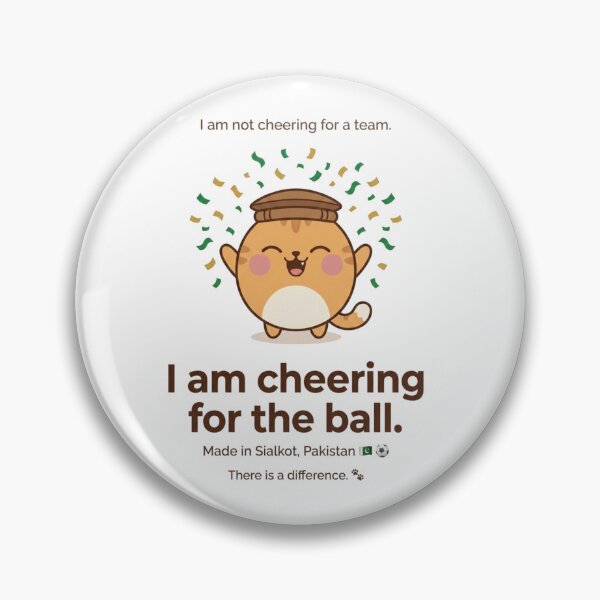 Item preview, Pip Cheering for the Ball - Sialkot Edition designed and sold by Fluffsy .