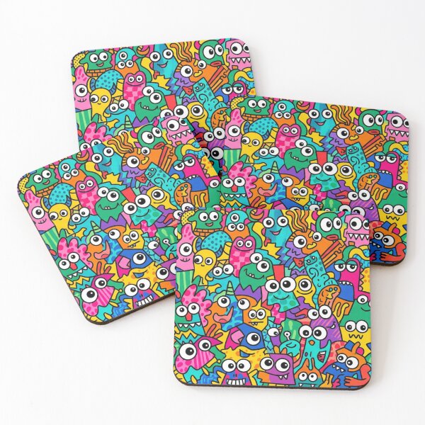 Item preview, Colorful, chaotic world of creatures designed and sold by Sigtrix.