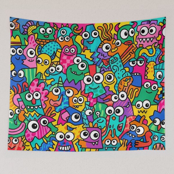 Item preview, Colorful, chaotic world of creatures designed and sold by Sigtrix.
