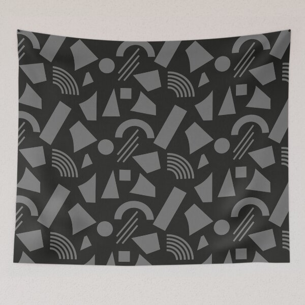 Item preview, Abstract pattern with modern geometric shapes designed and sold by AlicinaM.