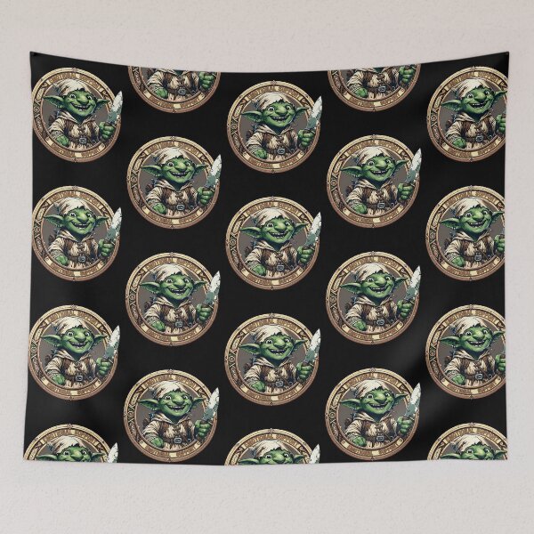 Item preview, Emotional Support Goblin Badge designed and sold by sailtonfg.