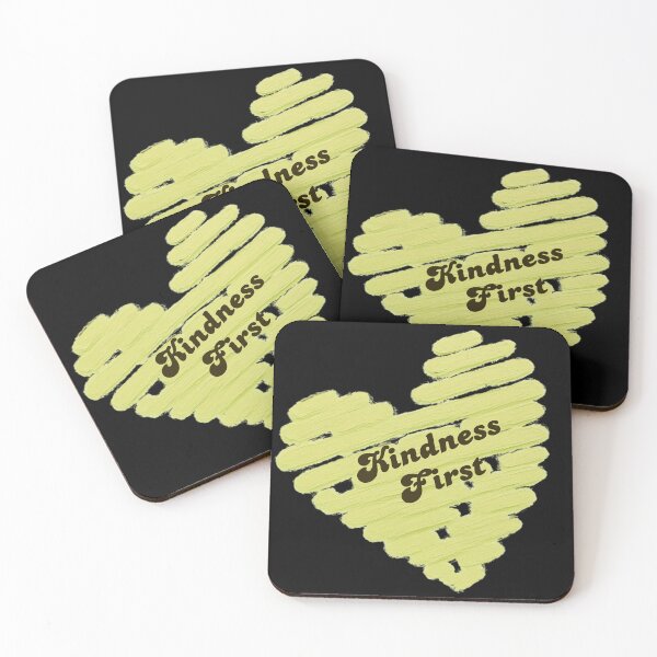 Item preview, Kindness First Lime Heart | Positive Quote | Cute Retro Inspirational Design designed and sold by VariusDesigns.