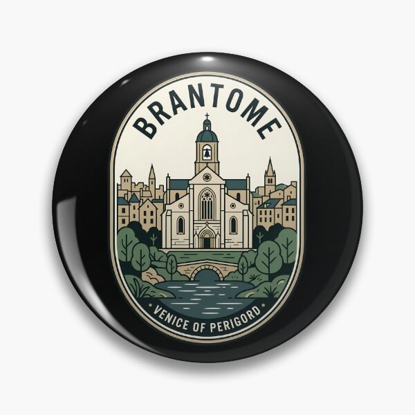 Item preview, Brantome Venice of Perigord Vintage Travel Emblem designed and sold by k3rstman1.