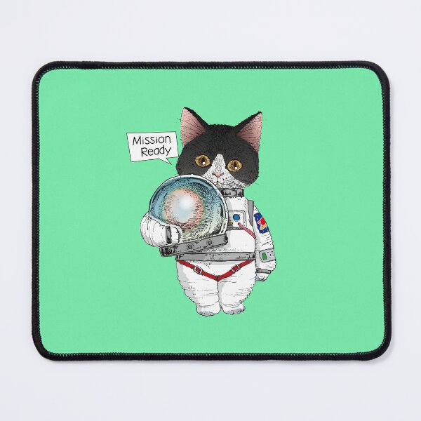 Item preview, COSMIC MEOW #01: Mission Ready - Black and White Cat designed and sold by Neco Utyuu!.