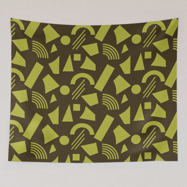 Item preview, Abstract pattern with modern geometric shapes designed and sold by AlicinaM.